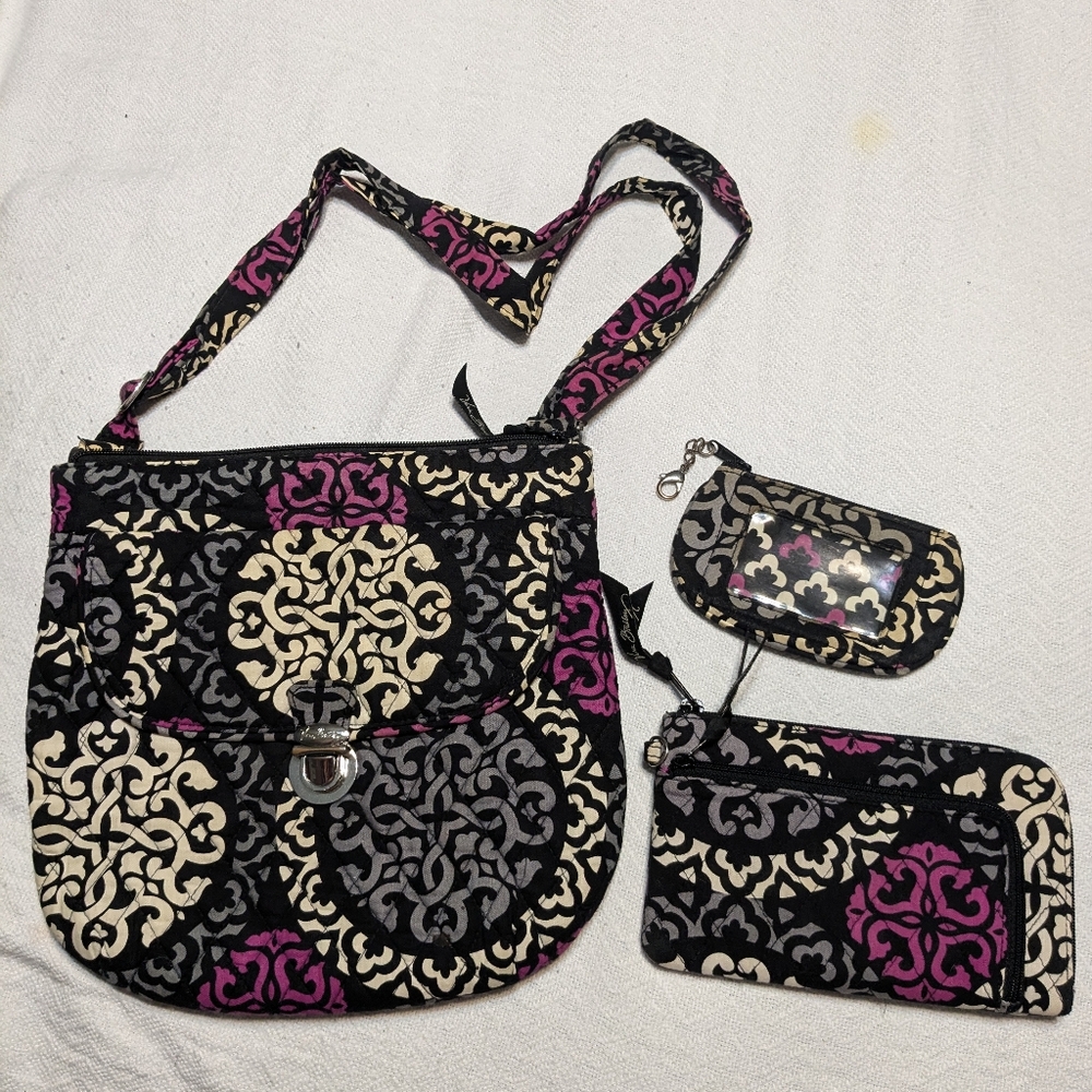 Vera Bradley purse and wallet bundle